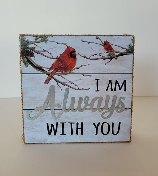 Cardinal Memory Decor Block