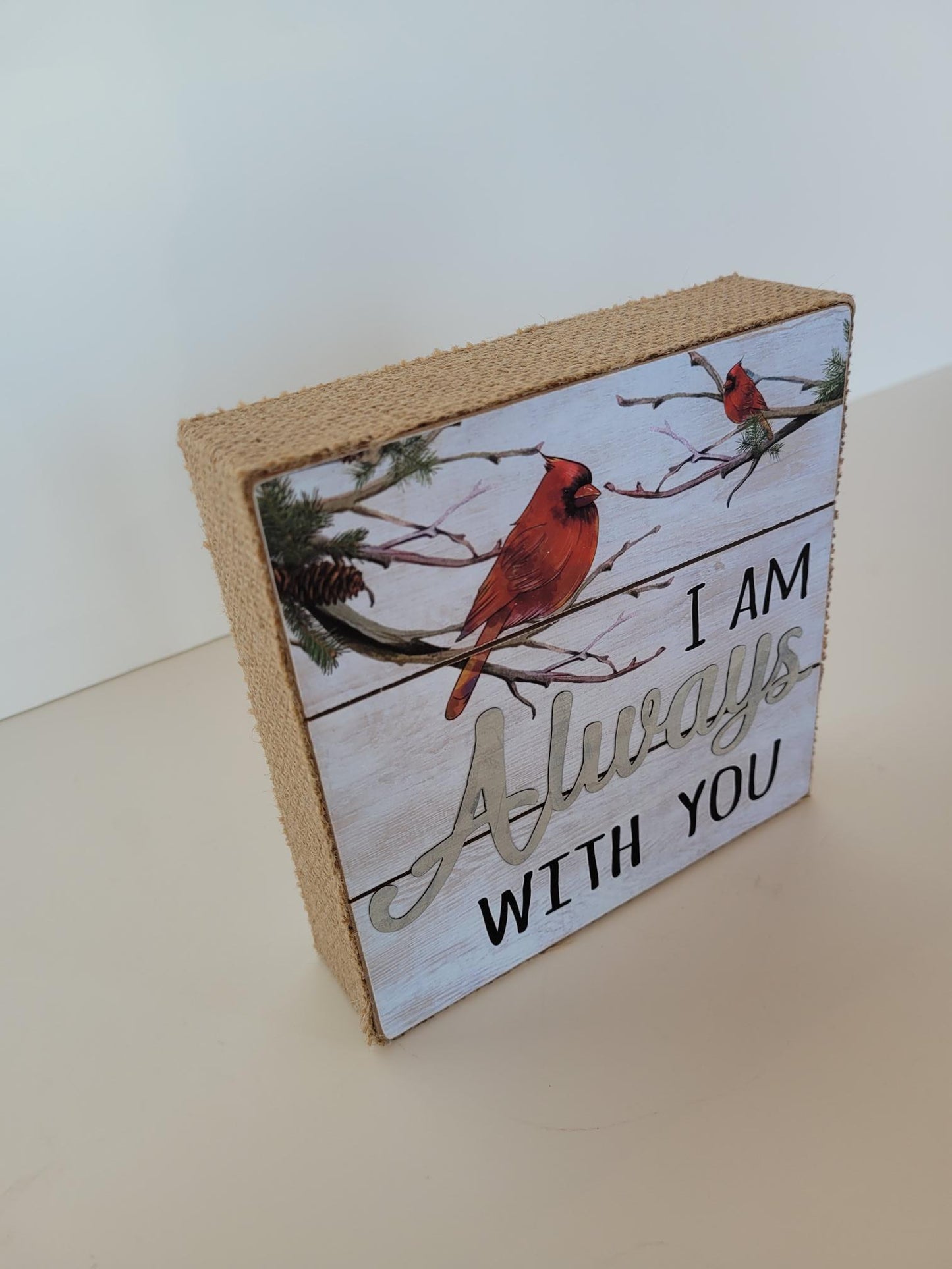 Cardinal Memory Decor Block