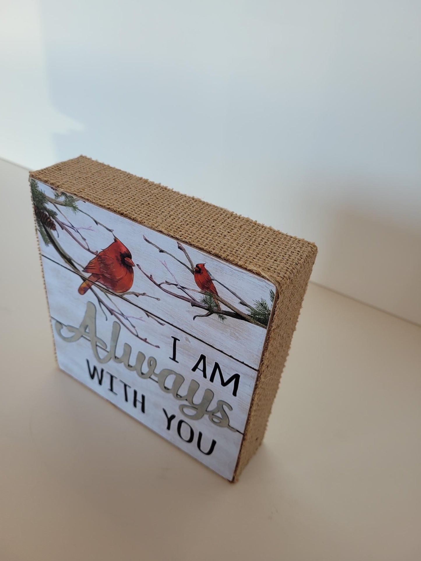 Cardinal Memory Decor Block