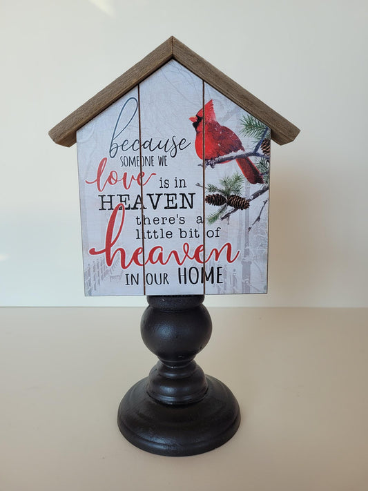 Cardinal Tabletop Memory Decor