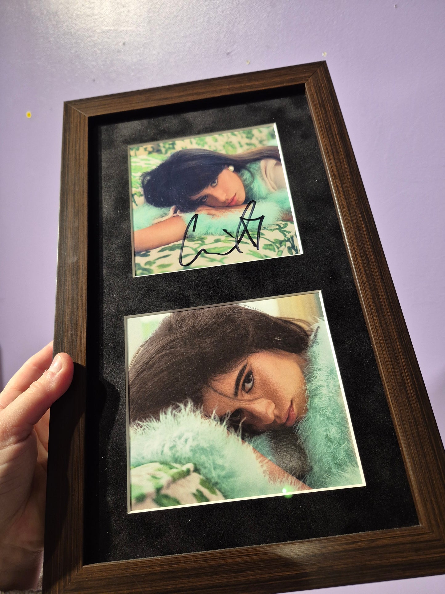 Camila Cabello Autographed Frame