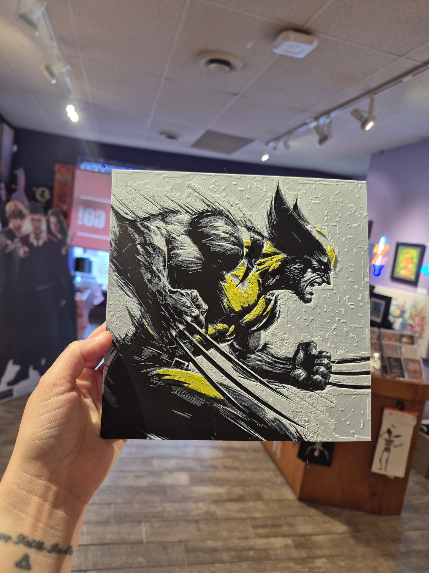 Marvel Characters Art Plates