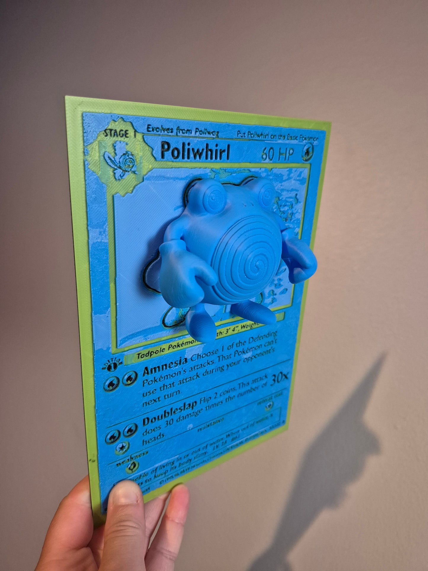 Poliwhirl Pop-Out Pokemon Card