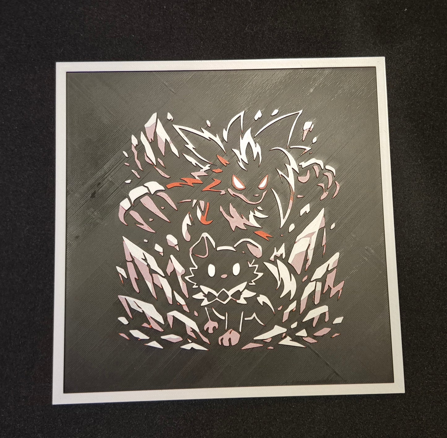 Midnight Lycanroc Art Plate