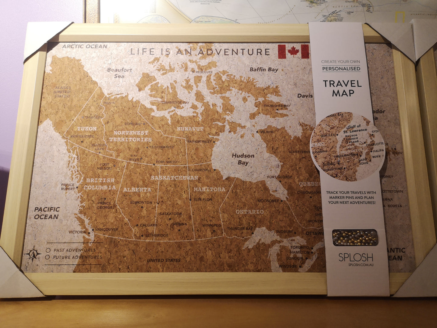 Canada Cork Map