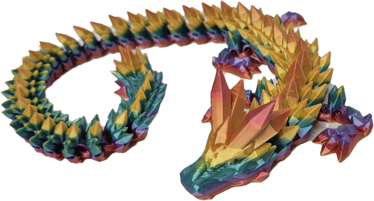 Custom 3D Printed Dragons