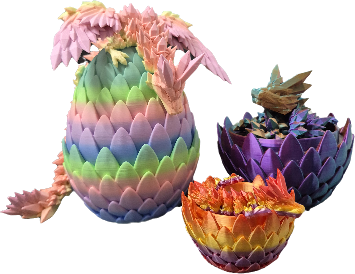 Custom 3D Printed Dragons