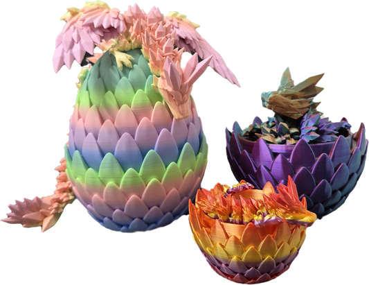 Custom 3D Printed Dragons