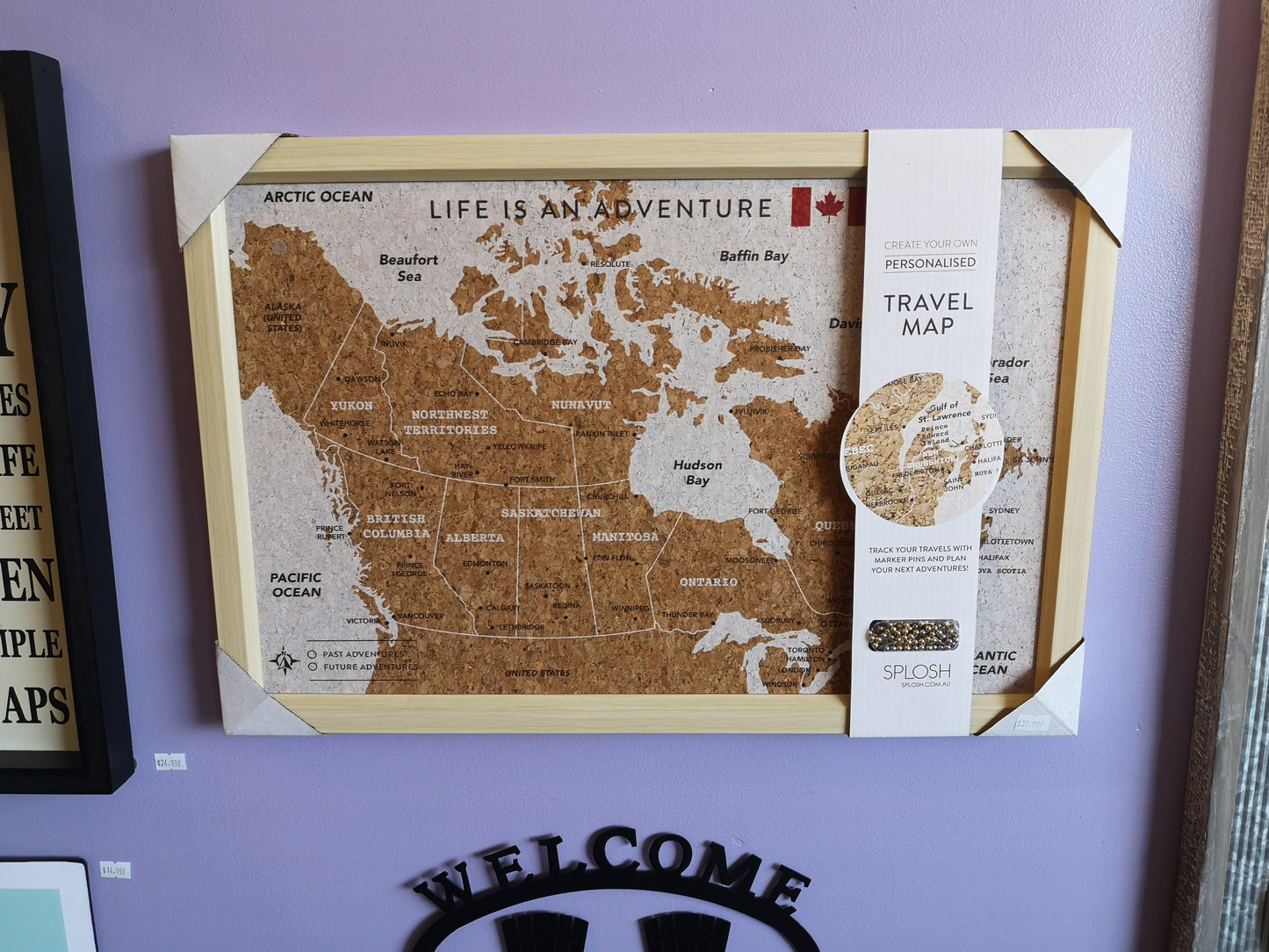 Canada Cork Map