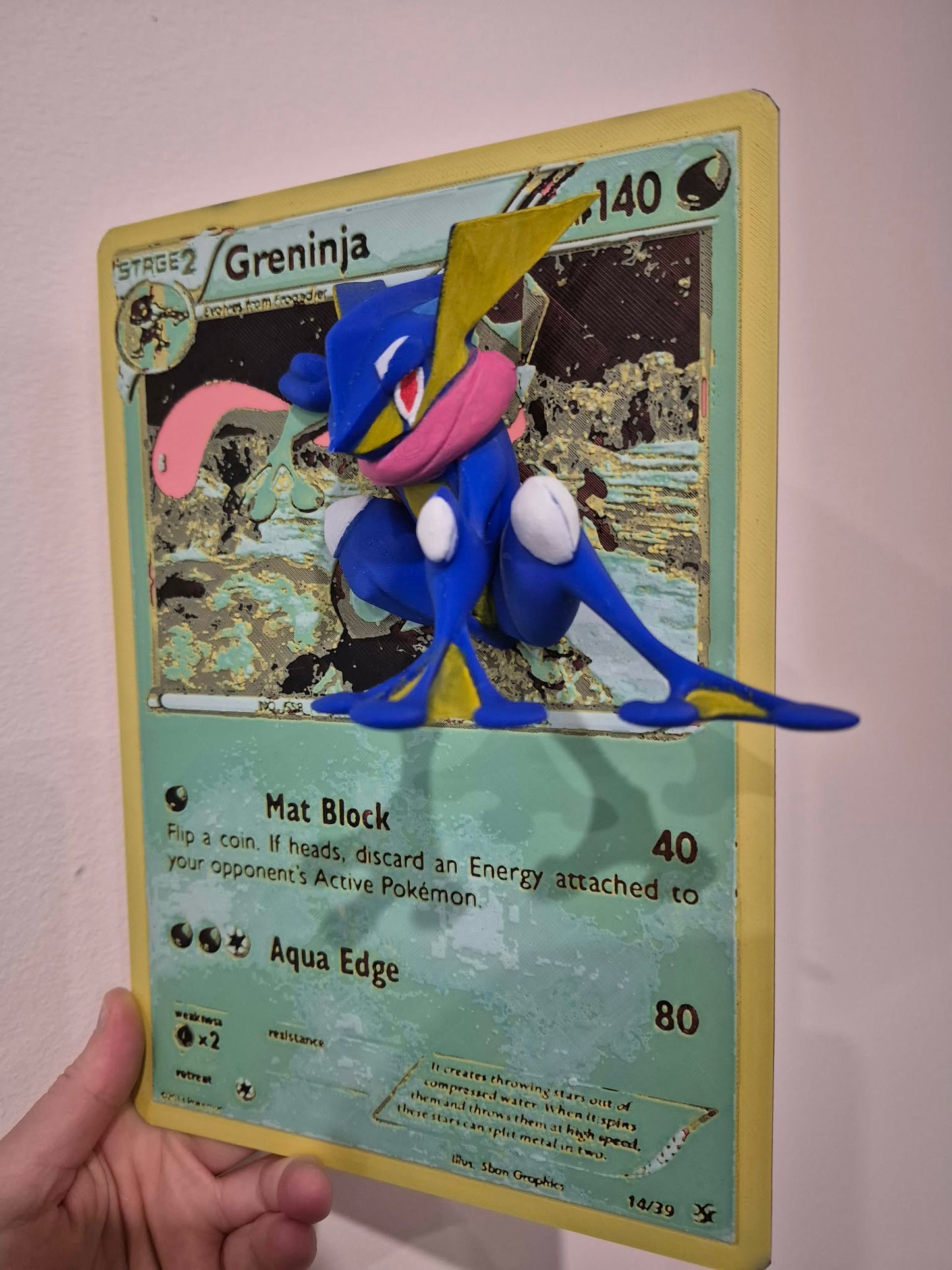 Greninja Pop-Out Detailed Card