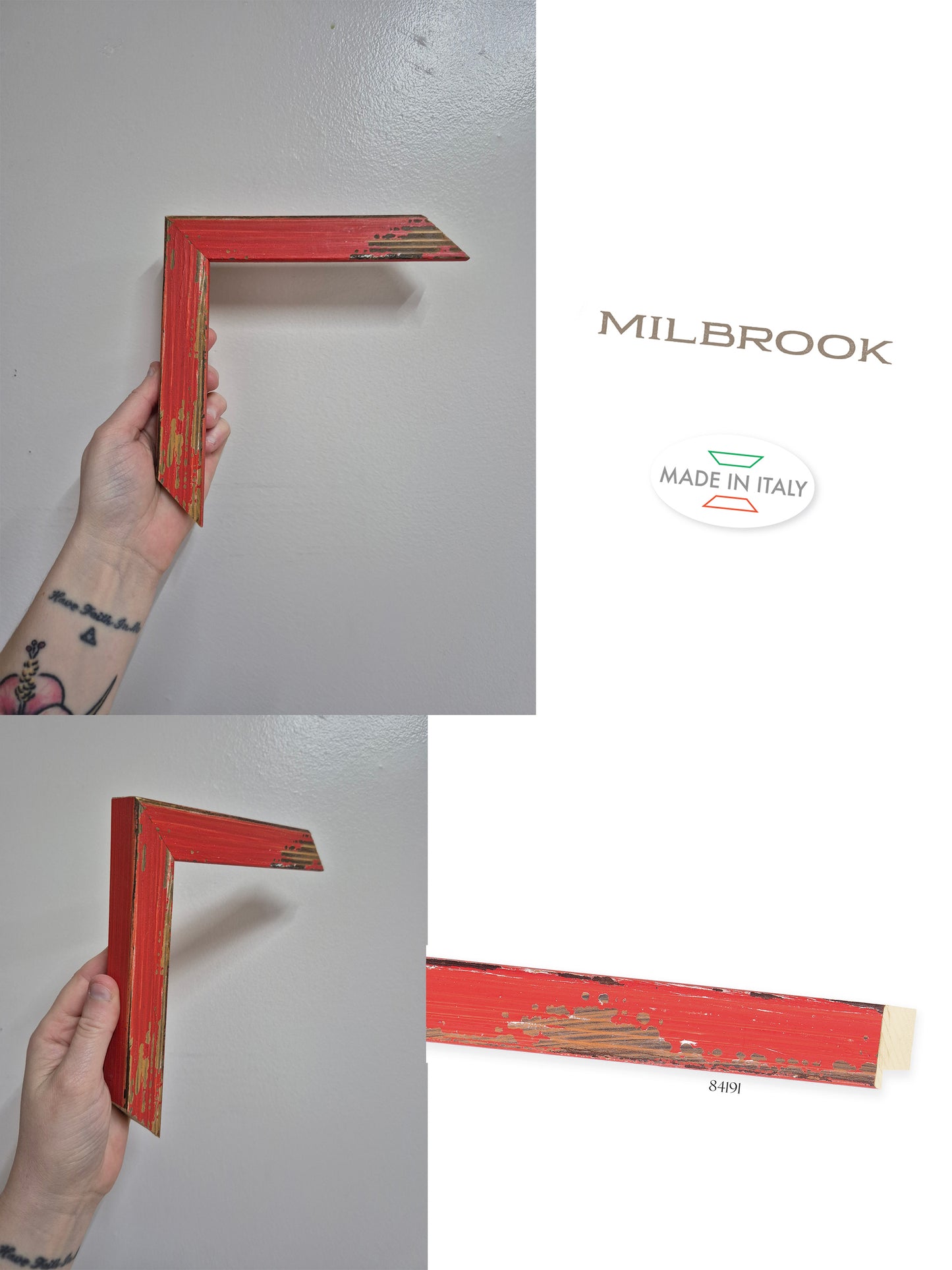 Milbrook Rustic Distressed Frames