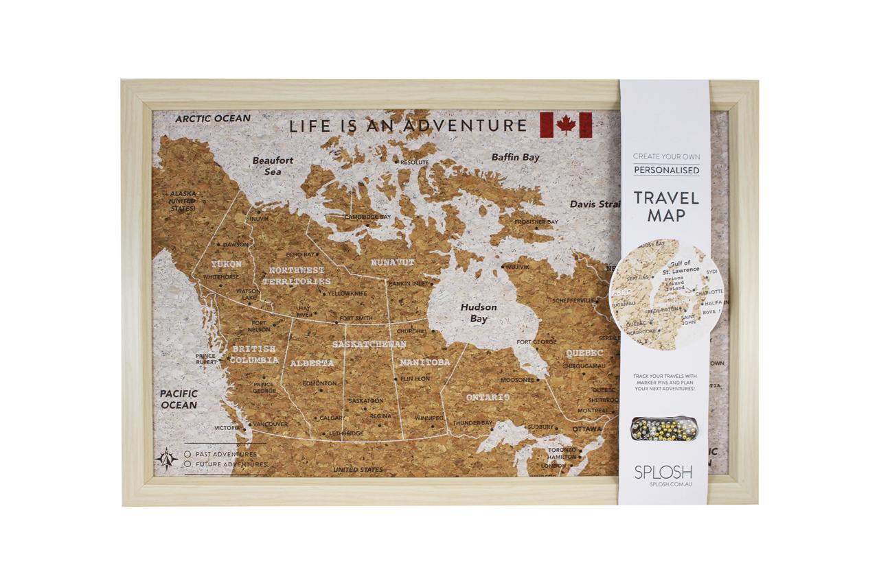 Canada Cork Map