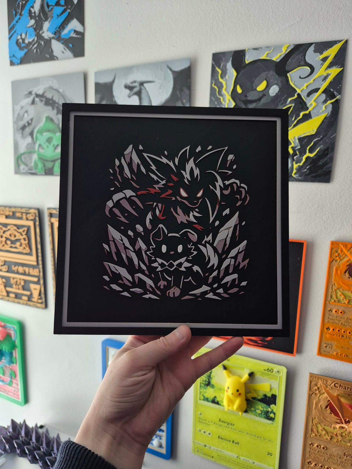 Midnight Lycanroc Art Plate