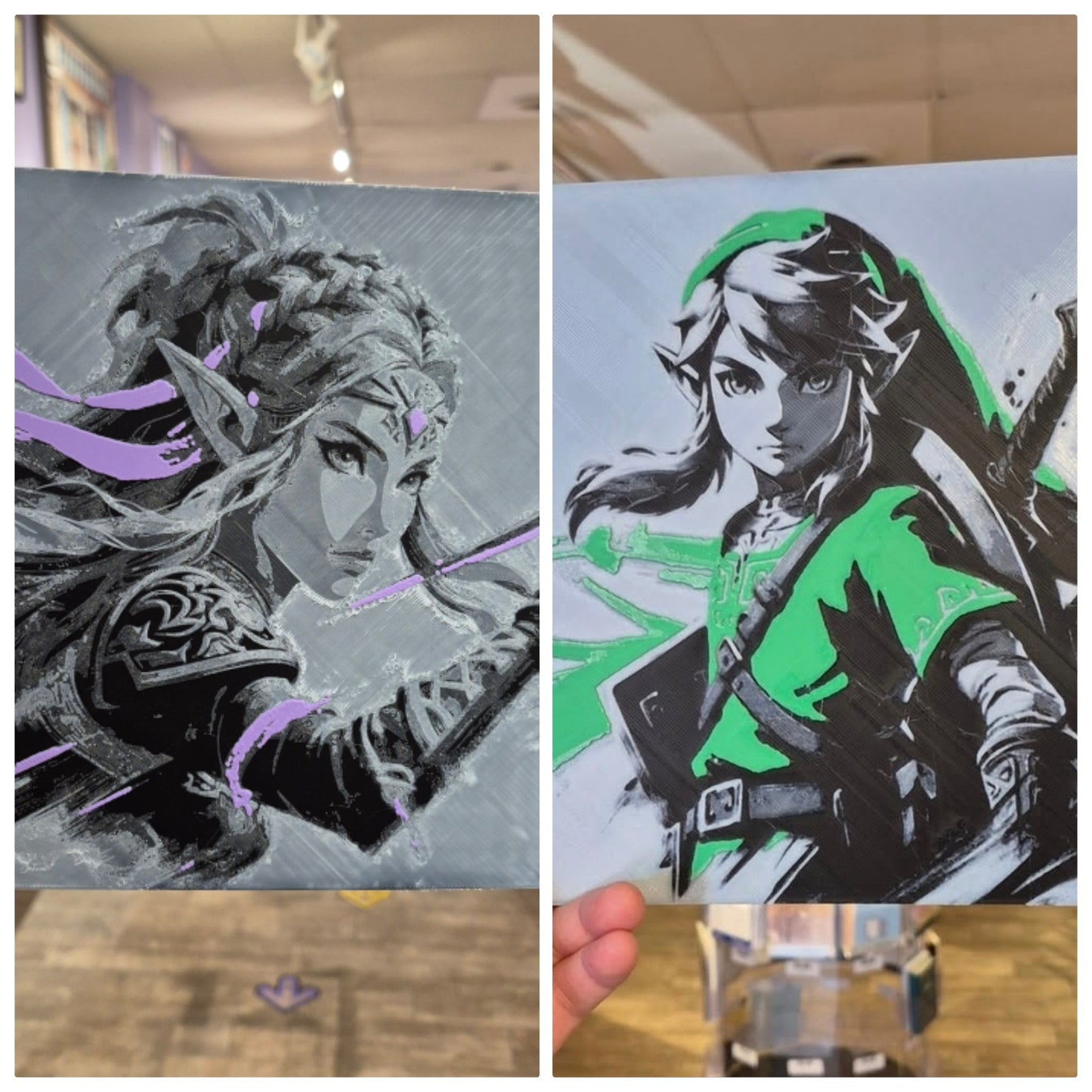 The Legend of Zelda Art Plates