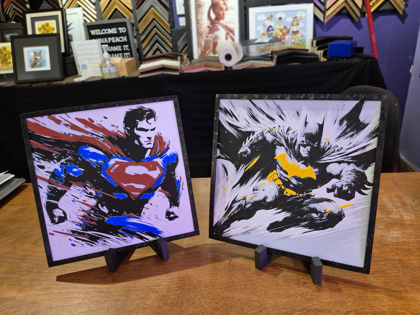 DC Characters Art Plates