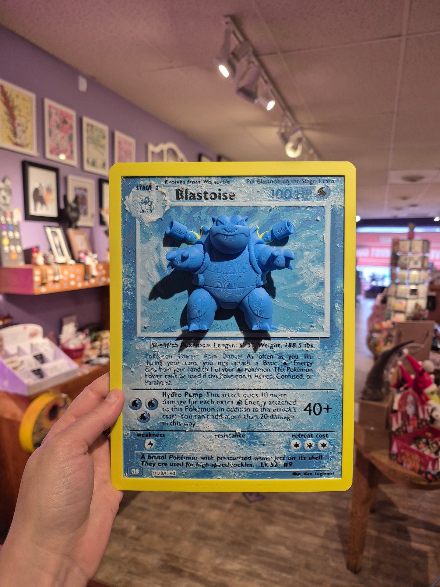 Blastoise Pop-Out Pokemon Card - Old Version
