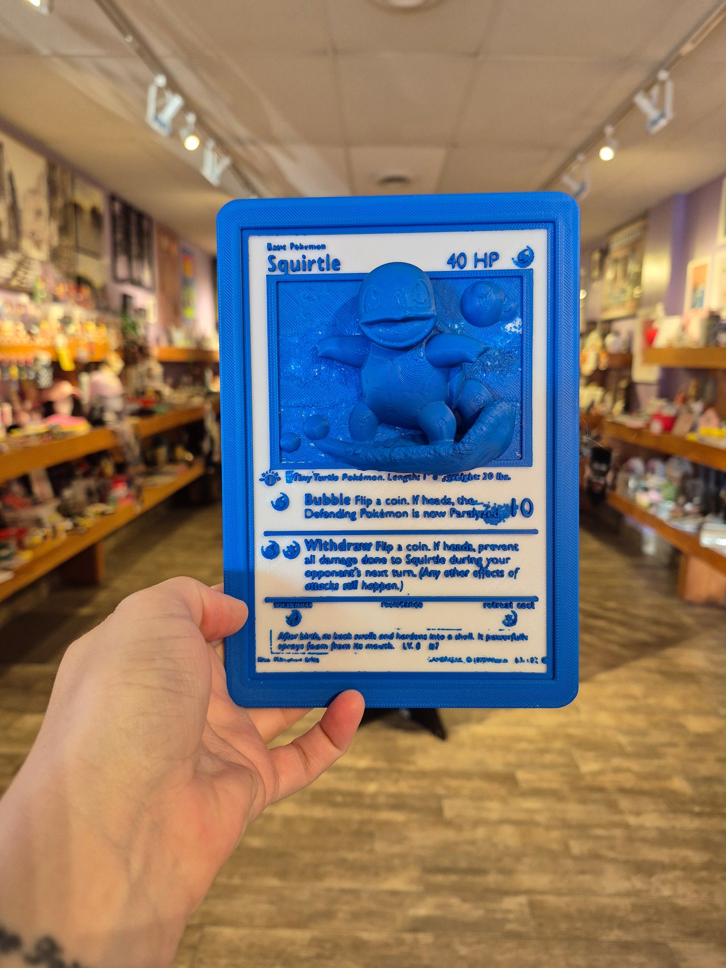 Squirtle Pop-Out Pokemon Card