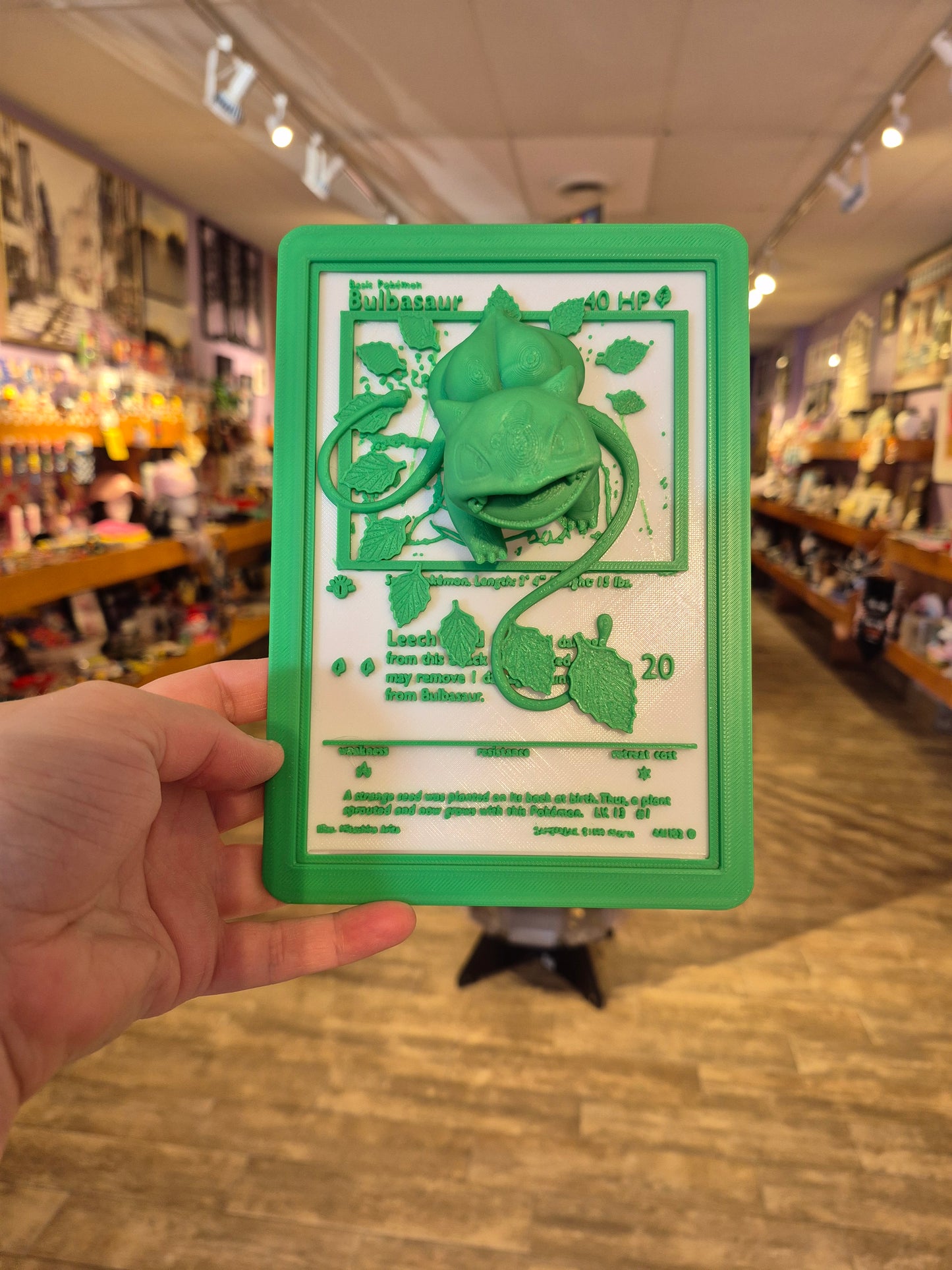 Bulbasaur Pop-Out Pokemon Card