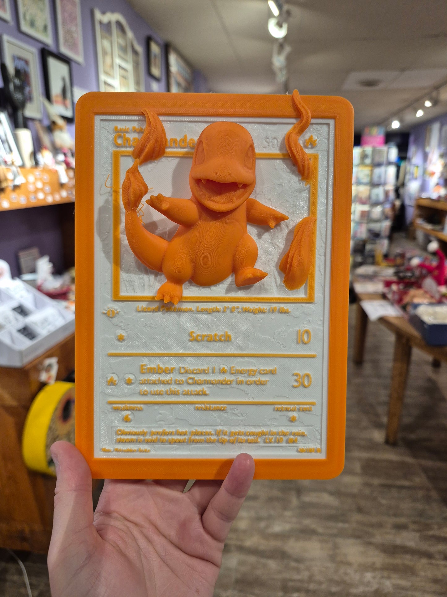 Charmander Pop-Out Pokemon Card