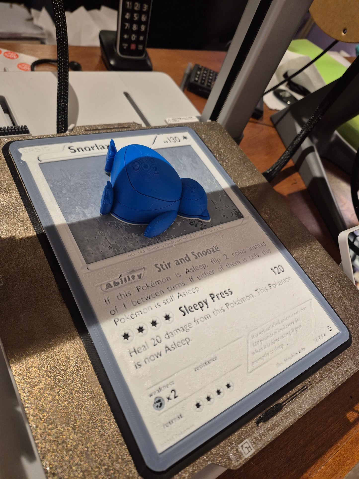 Snorlax Pop-Out Pokemon Card