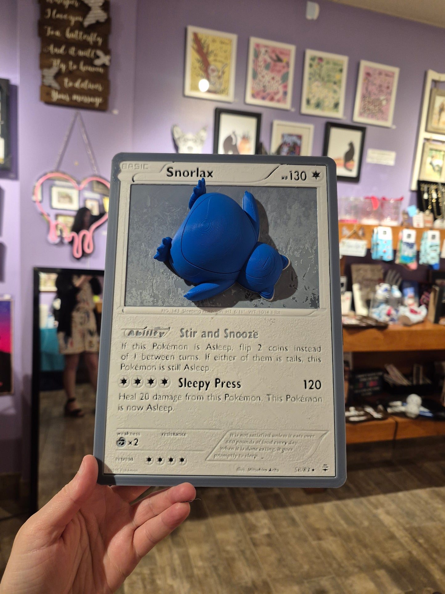 Snorlax Pop-Out Pokemon Card