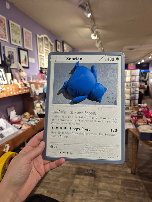Snorlax Pop-Out Pokemon Card