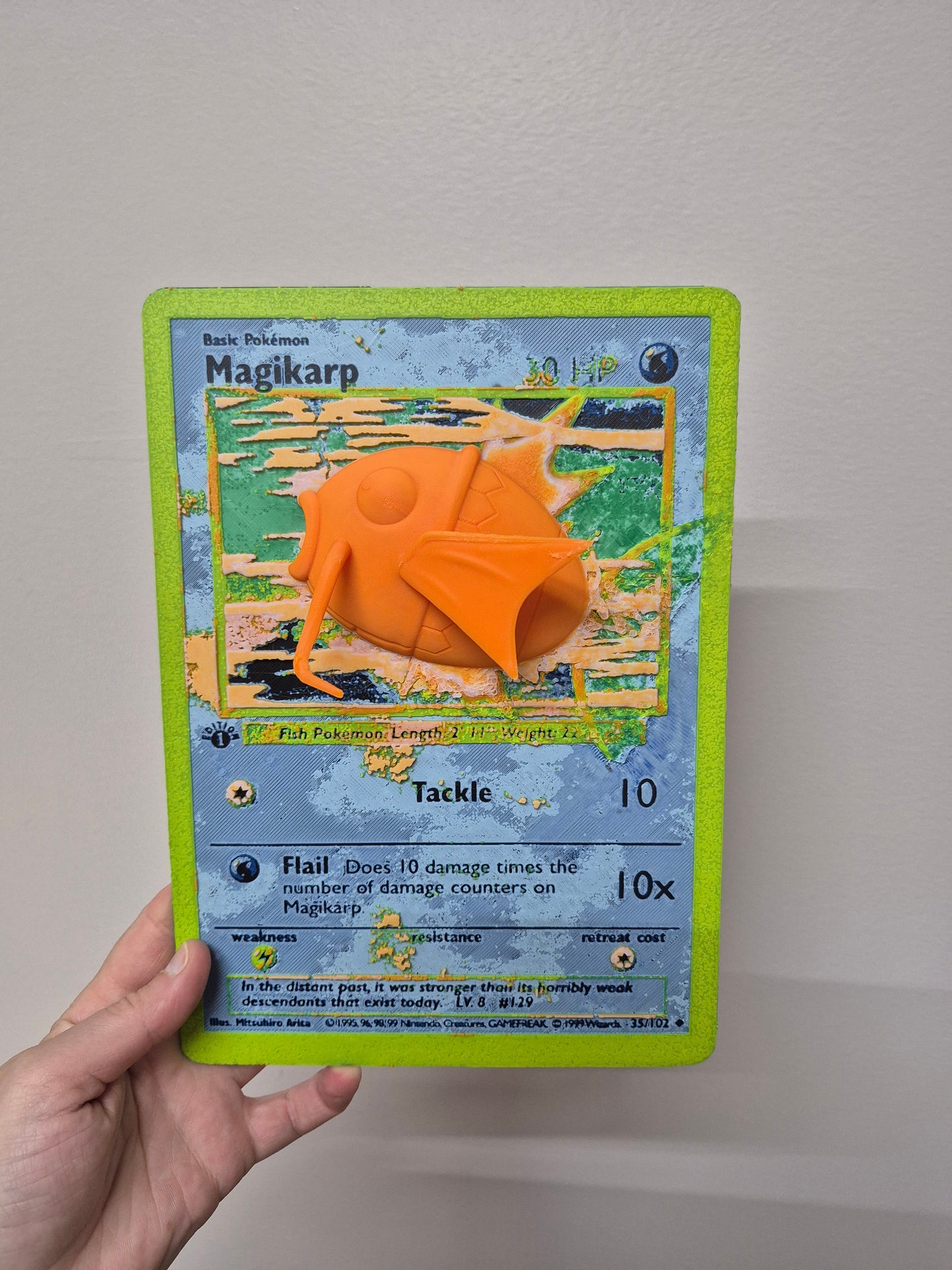 Magikarp Pop-Out Pokemon Card