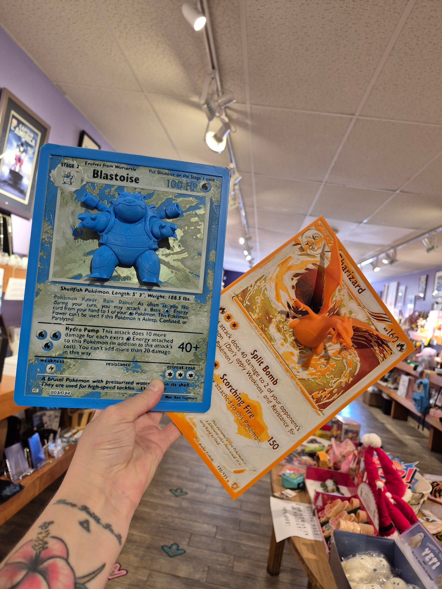 Blastoise Pop-Out Pokemon Card - Old Version