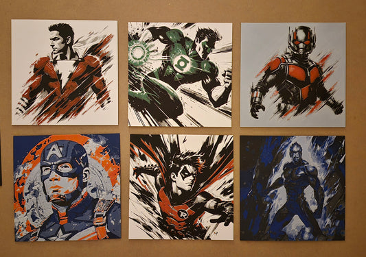 DC Characters Art Plates