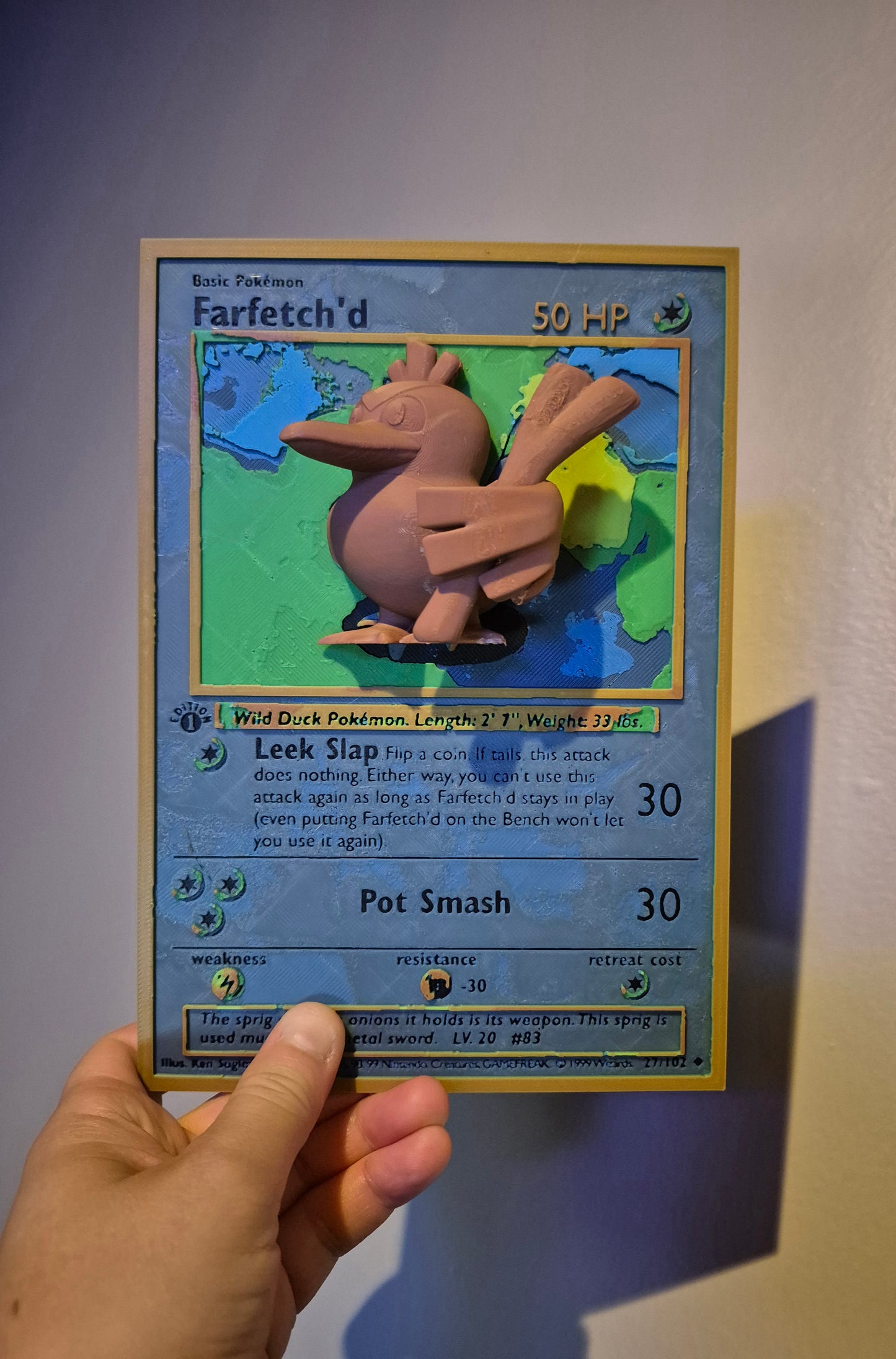 Farfetch'd Pop-Out Pokemon Card