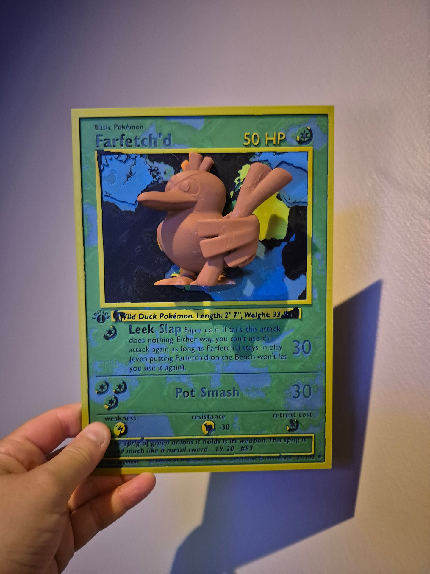 Farfetch'd Pop-Out Pokemon Card