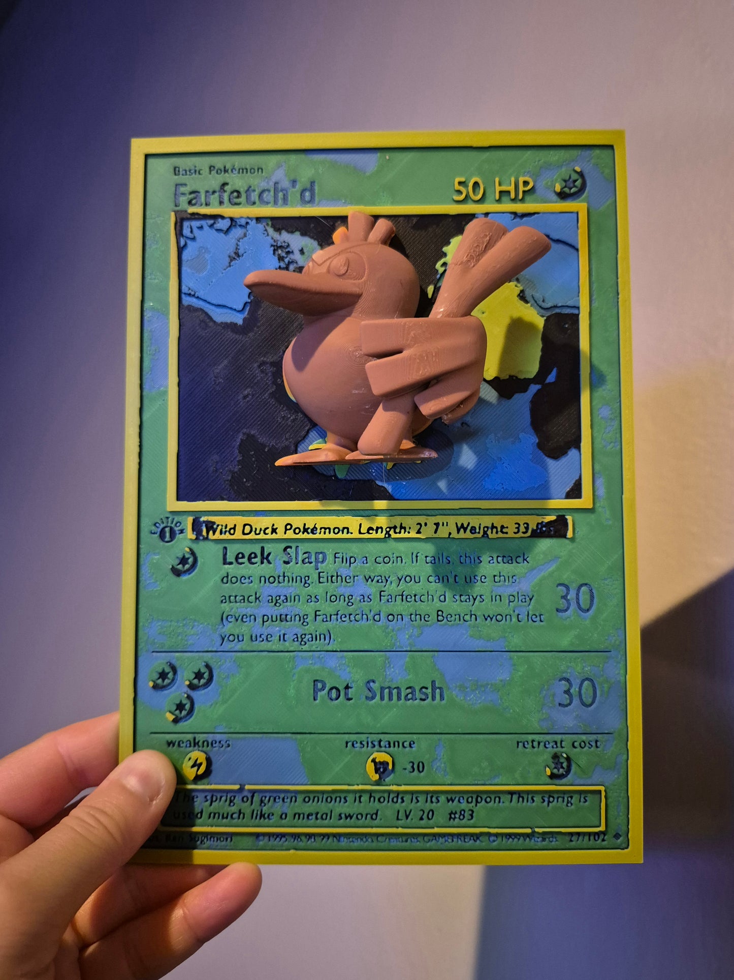 Farfetch'd Pop-Out Pokemon Card