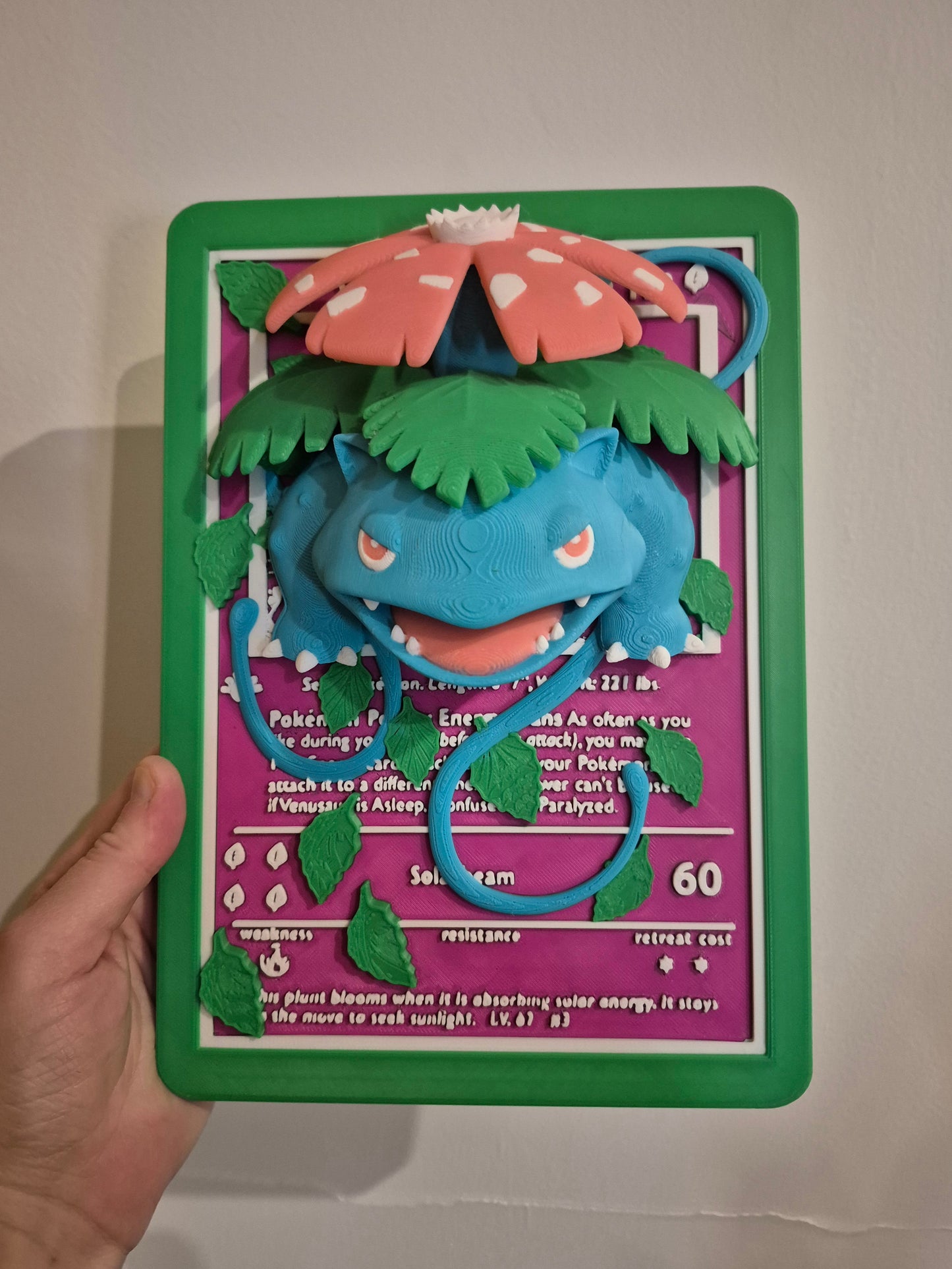 Venosaur Pop-Out Detailed Card