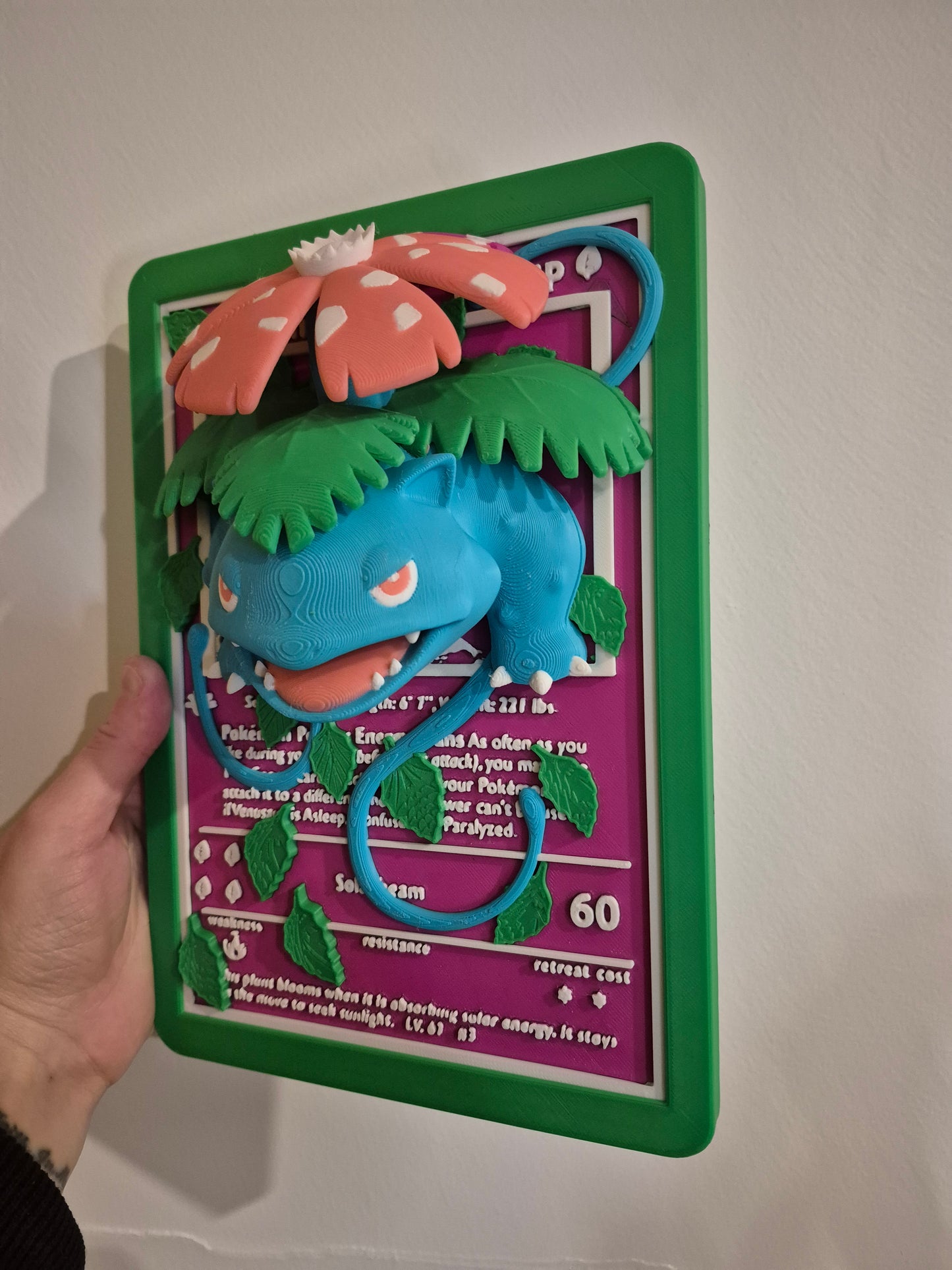 Venosaur Pop-Out Detailed Card
