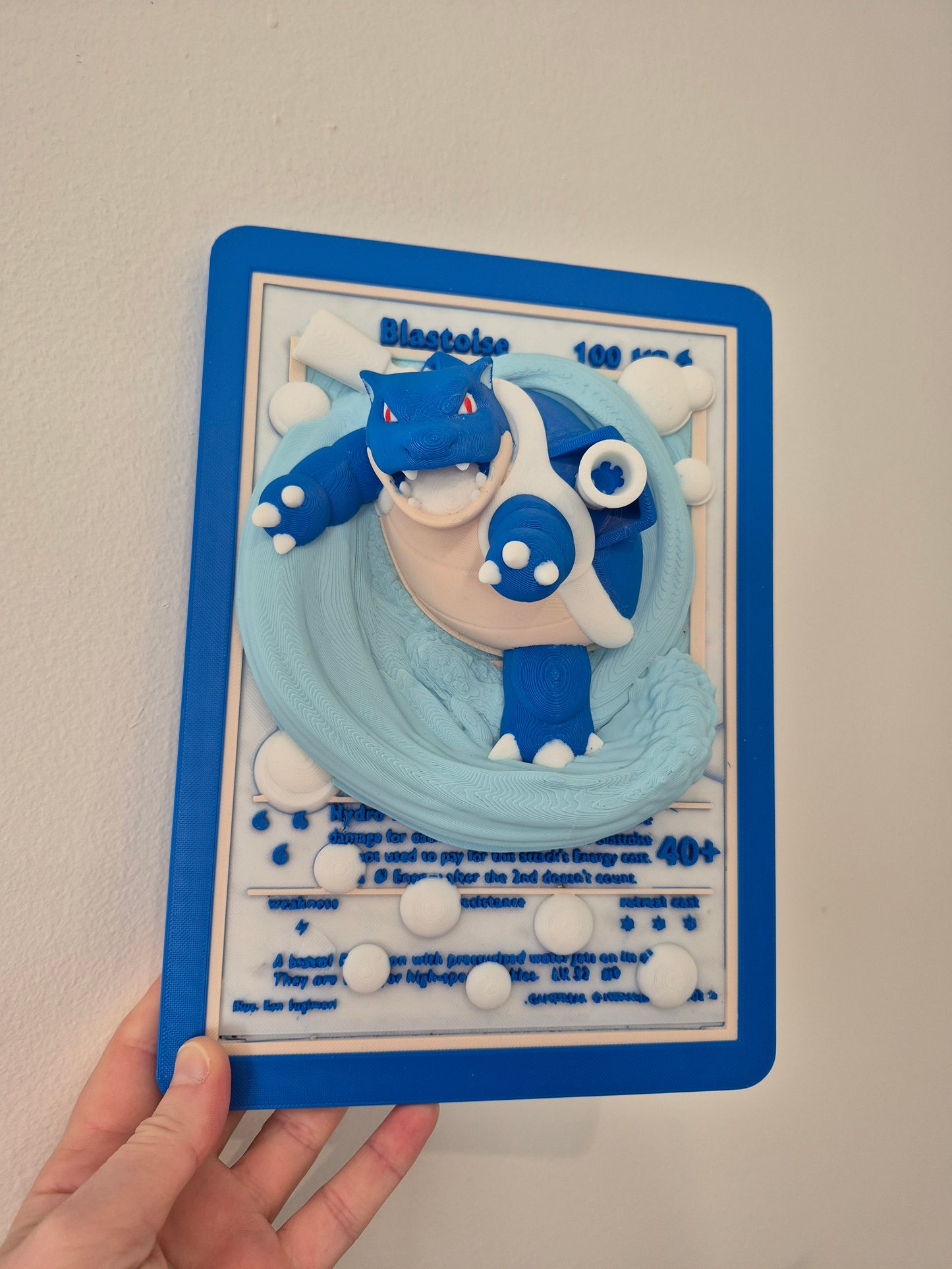 Blastoise Pop-Out Detailed Card