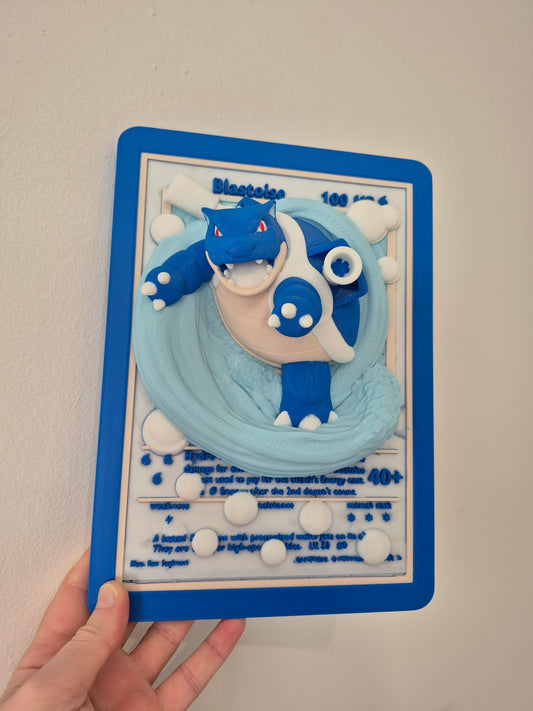 Blastoise Pop-Out Detailed Card