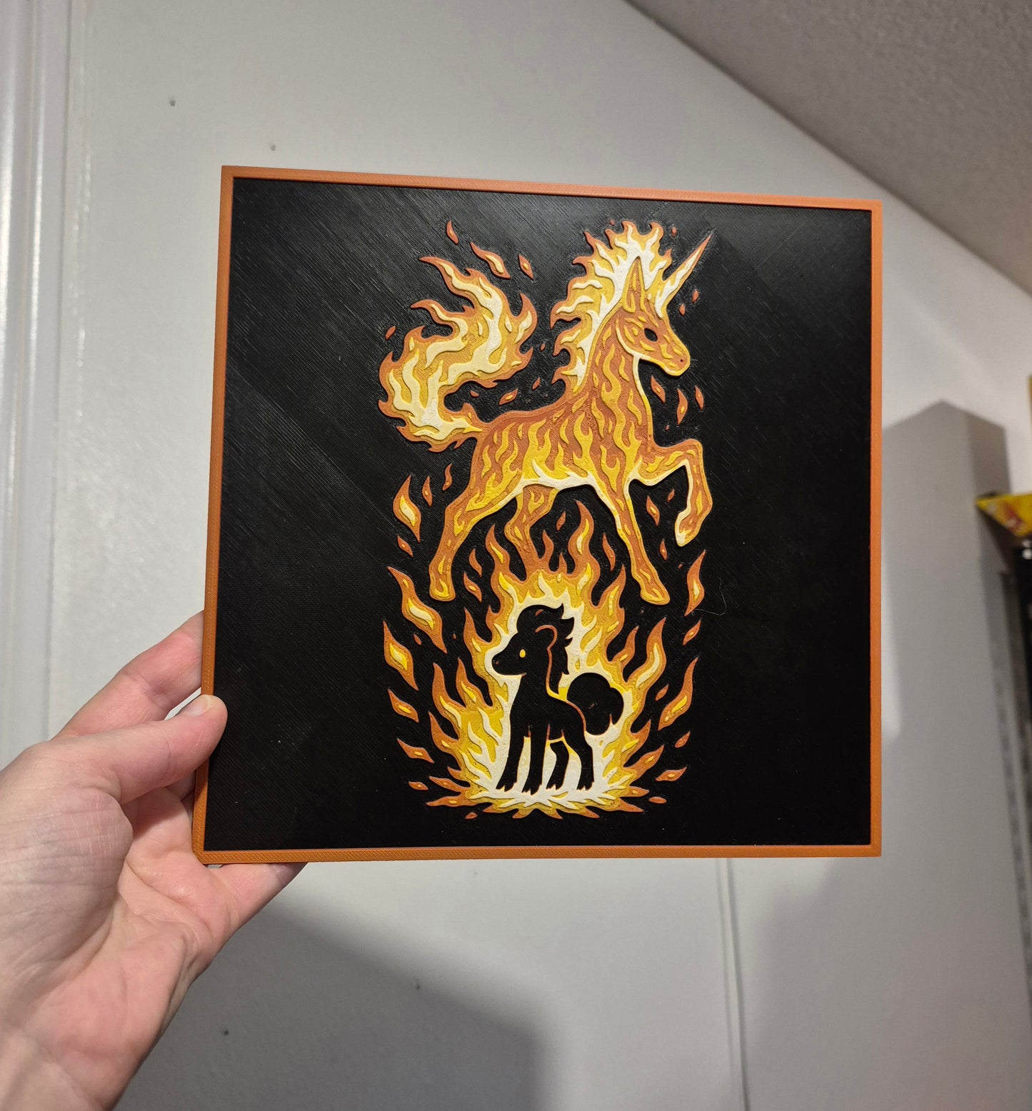 Ponyta Rapidash Art Plate