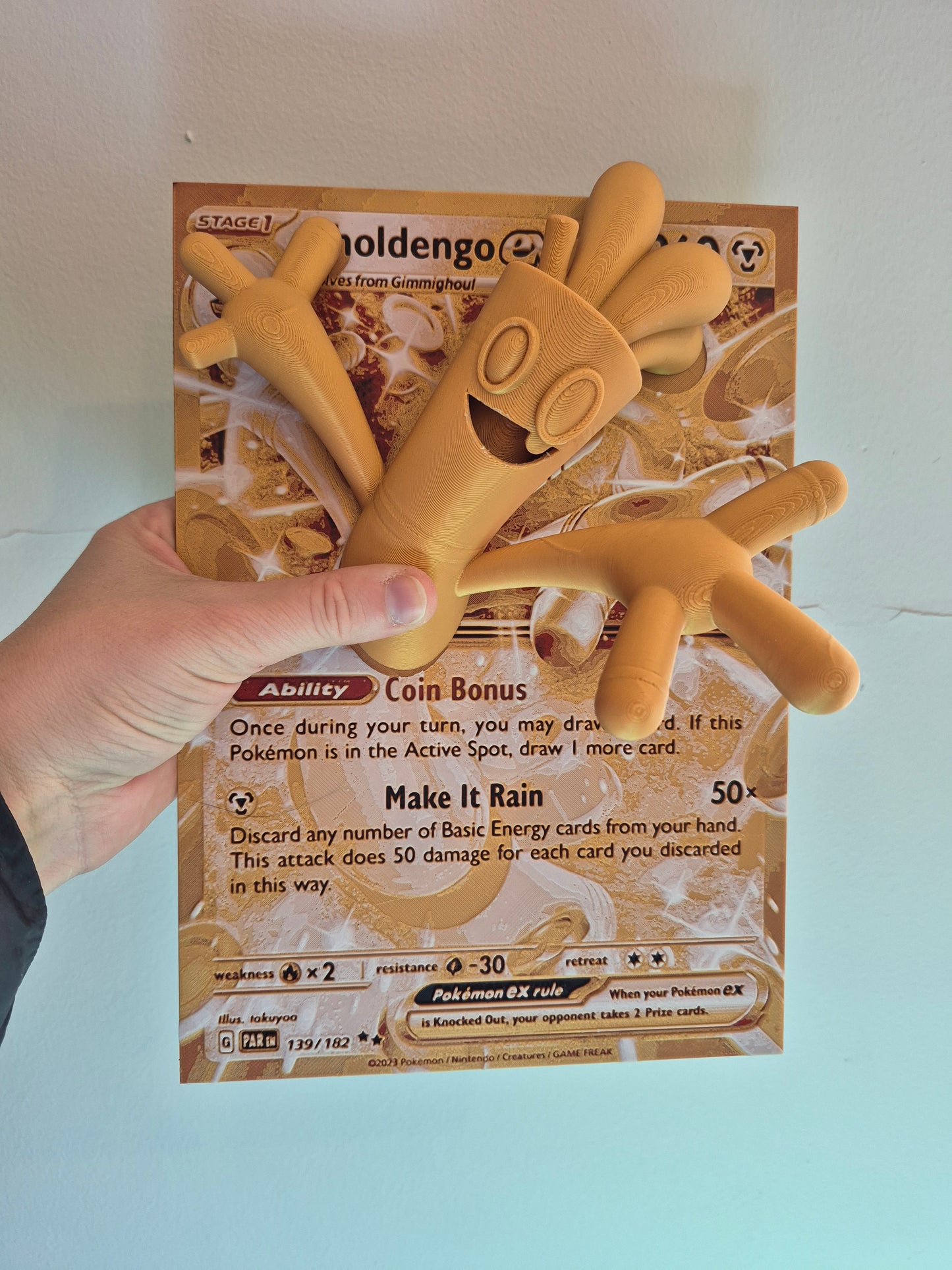 Gholdengo Pop-Out Pokemon Card