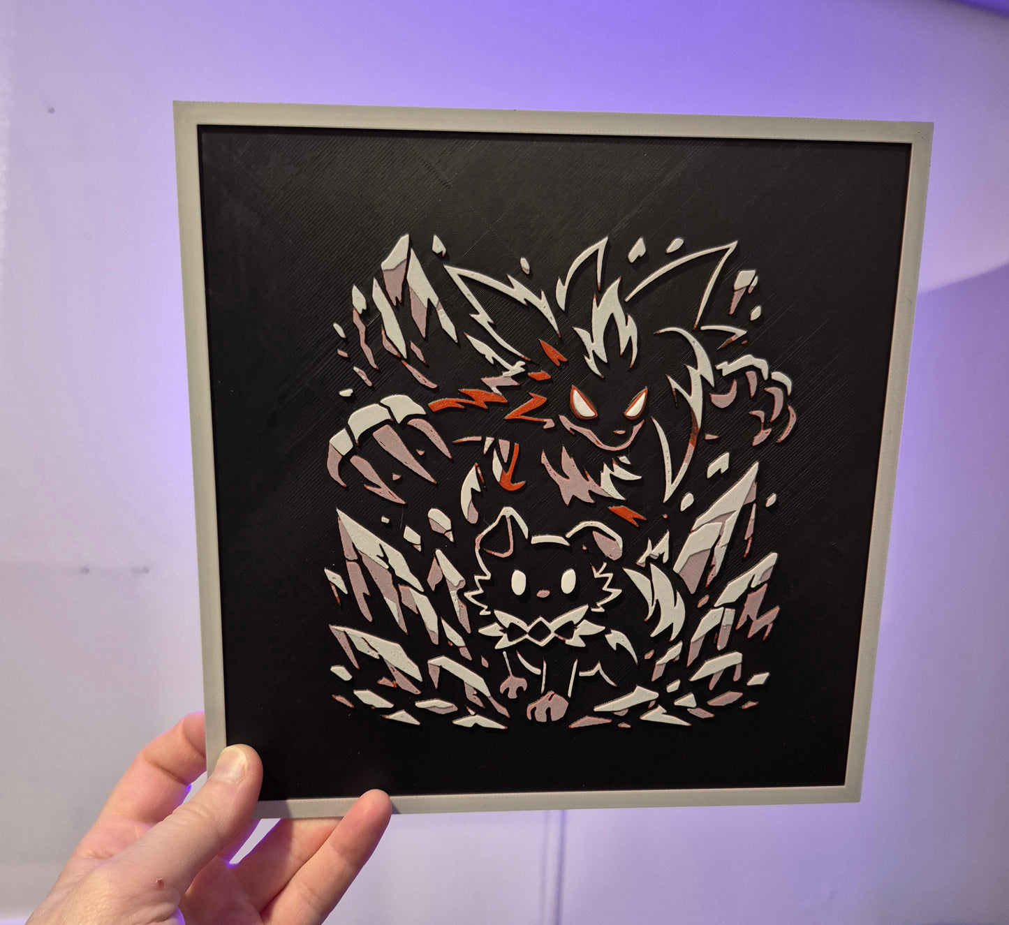 Midnight Lycanroc Art Plate