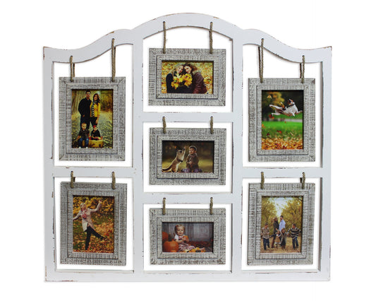 Rustic White Collage Frame