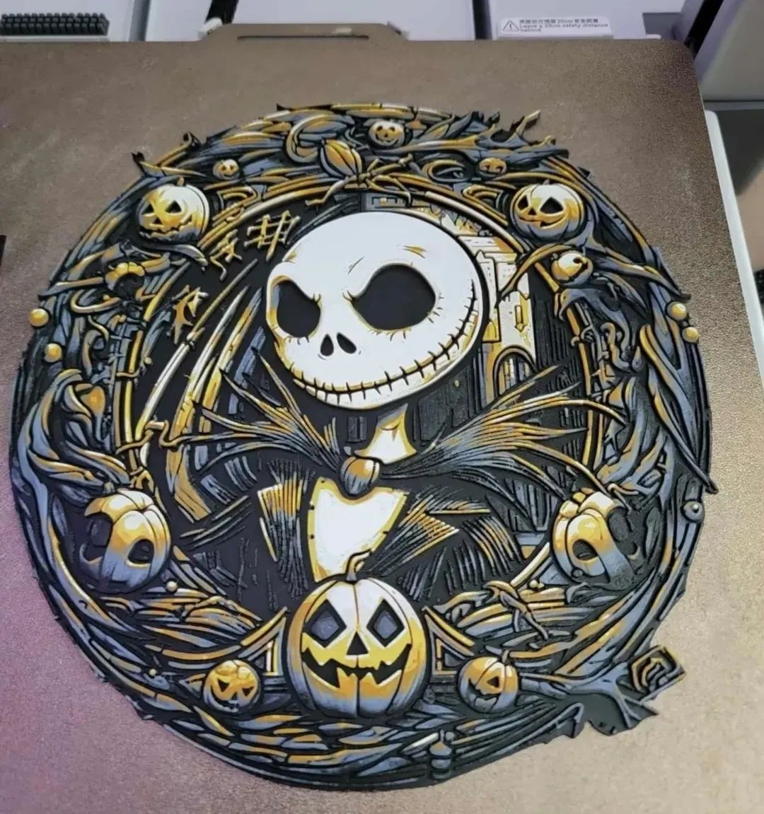 Nightmare Before Christmas Art Plates