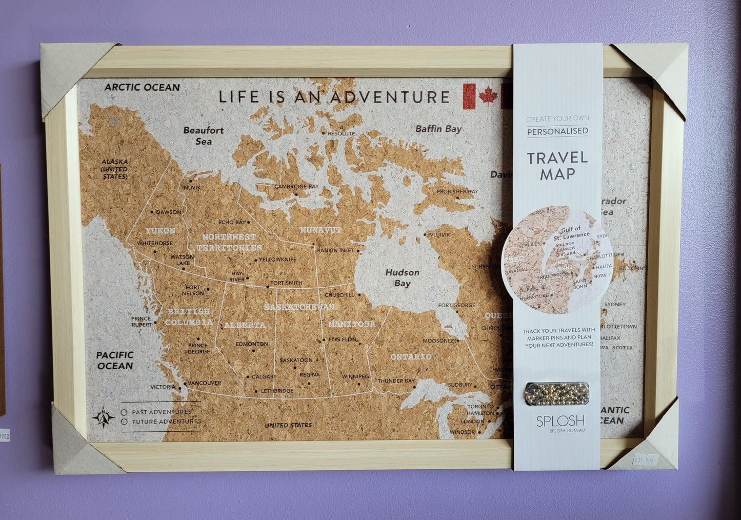 Canada Cork Map
