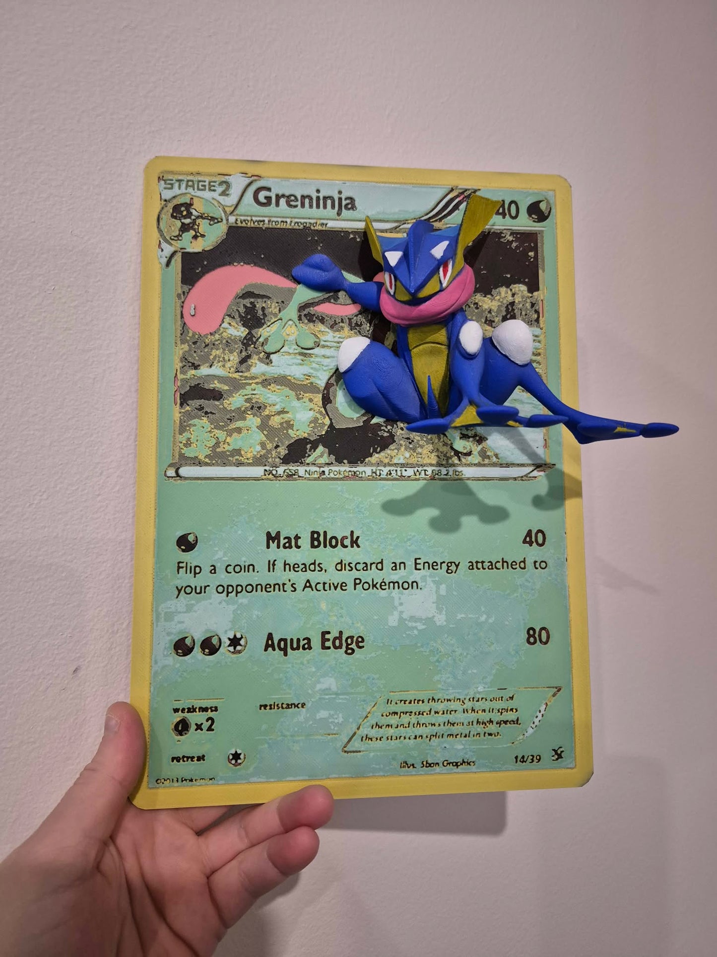 Greninja Pop-Out Detailed Card