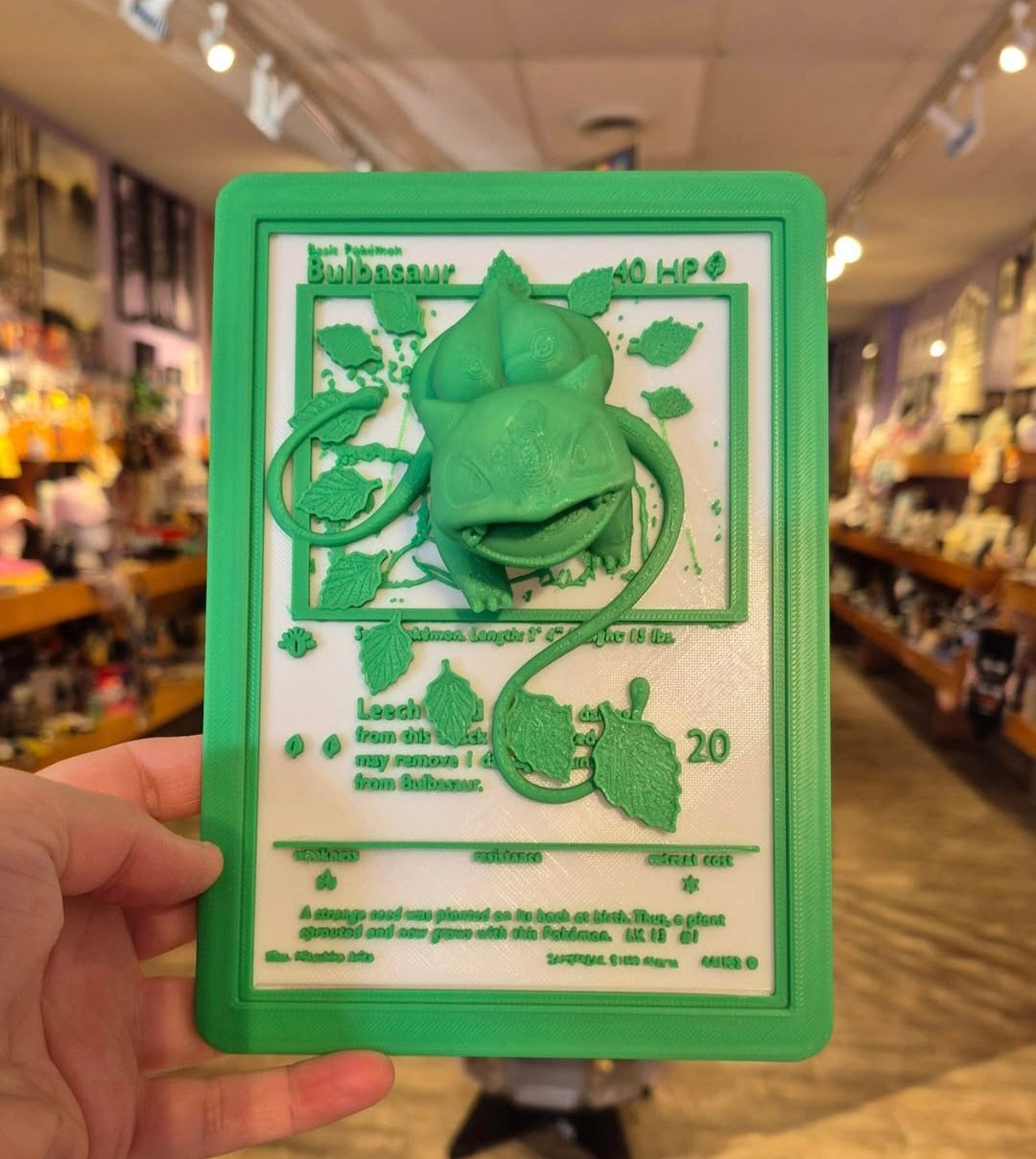 Bulbasaur Pop-Out Pokemon Card