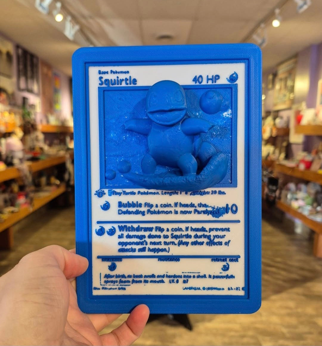 Squirtle Pop-Out Pokemon Card