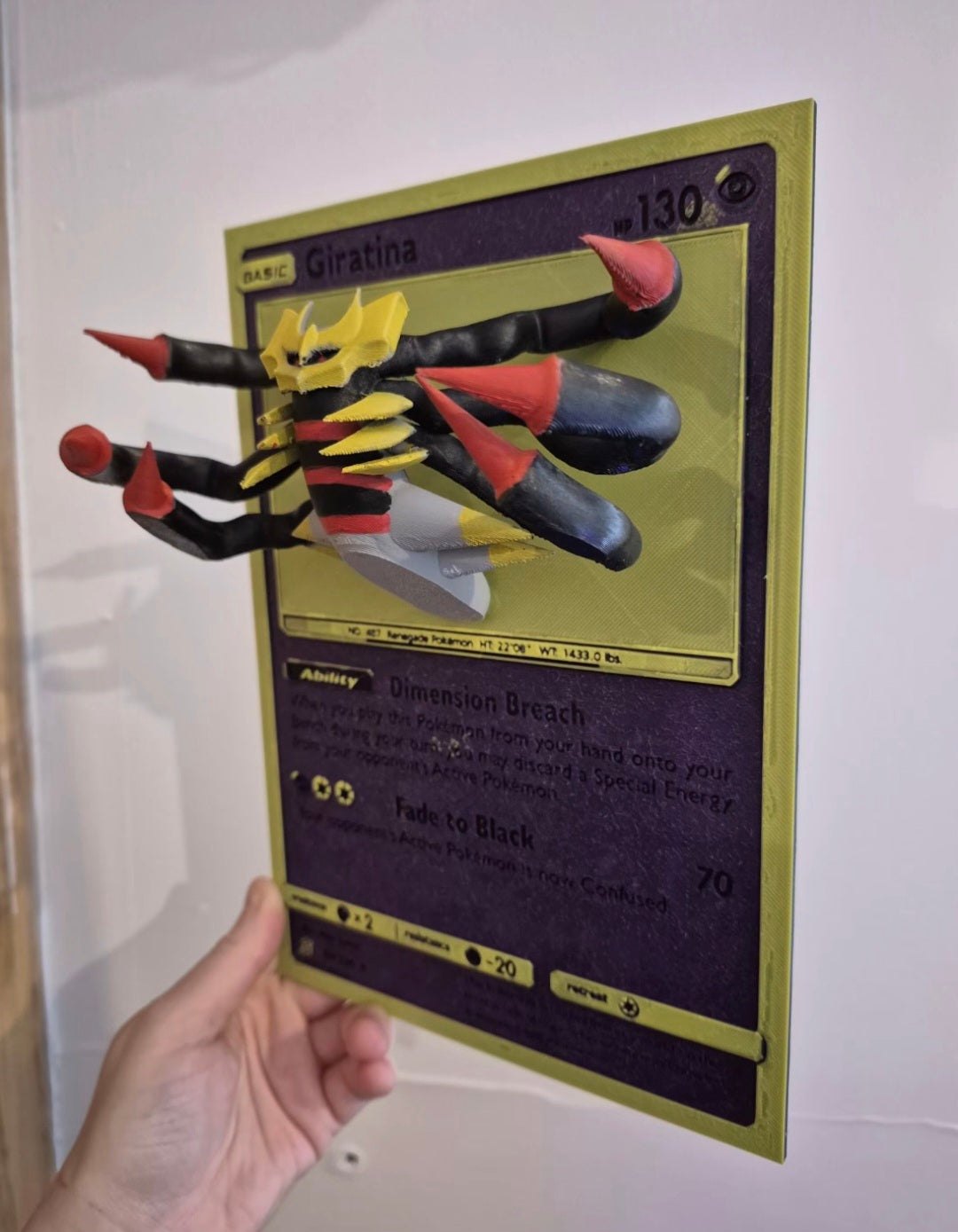 Giratina Pop-Out Detailed Card