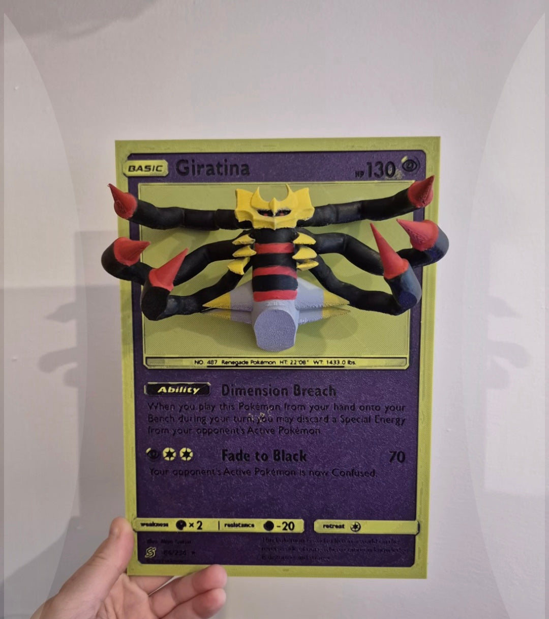 Giratina Pop-Out Detailed Card