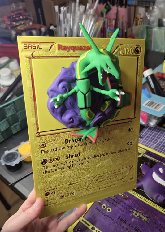 Rayquaza Pop-Out Detailed Card