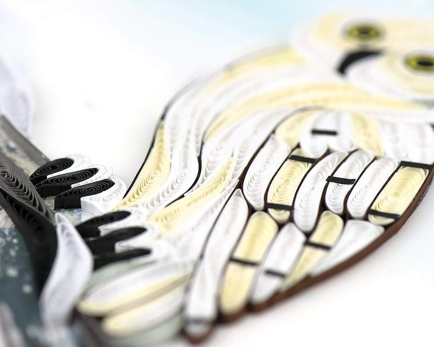 Snowy Owl Quilling Card