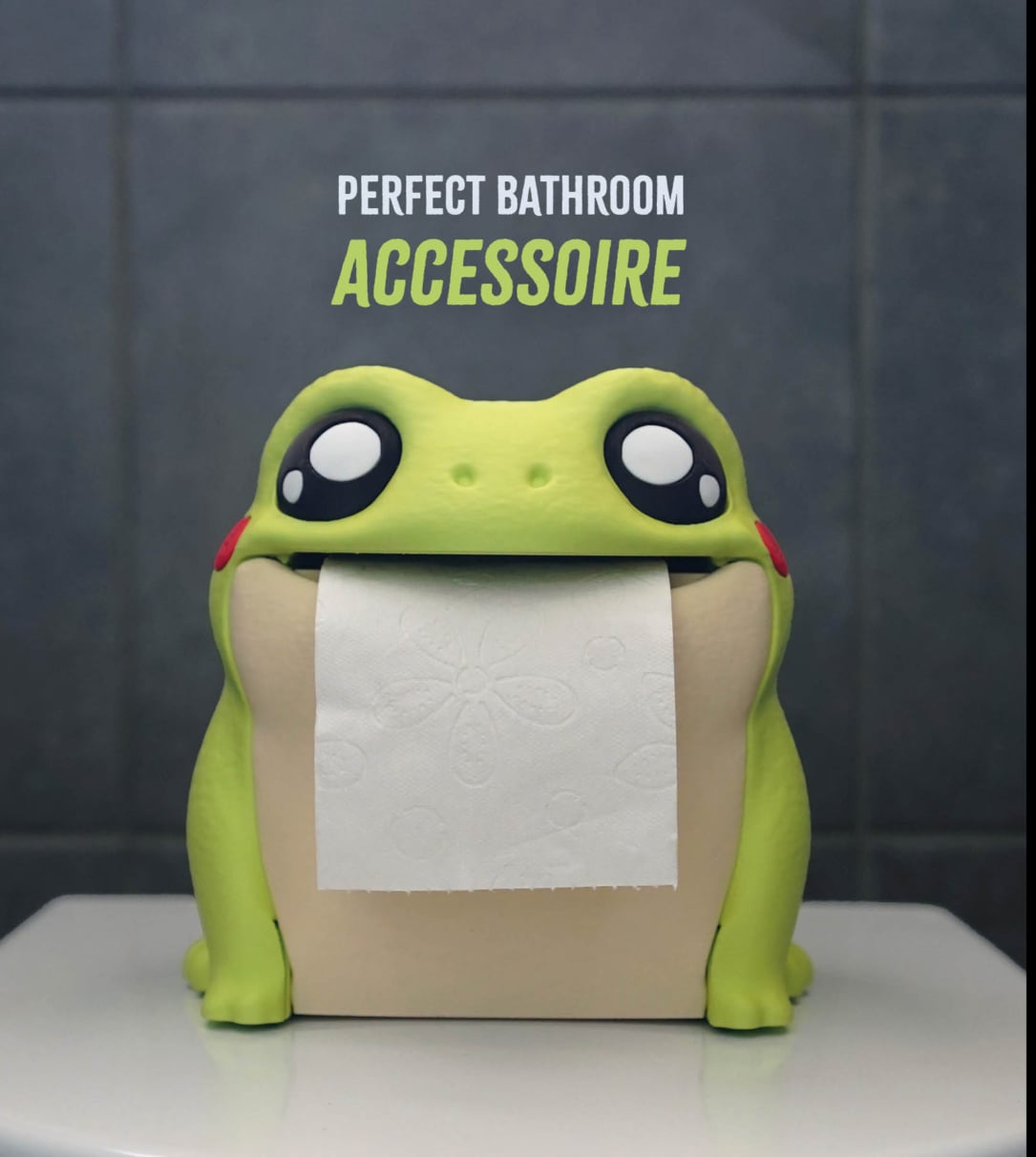 Frog Toilet Paper Holder